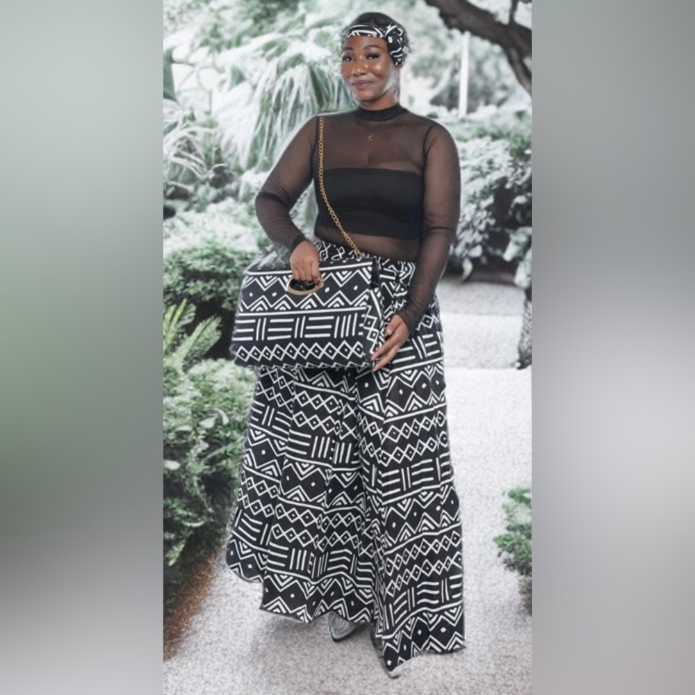 African 2pc set SKIRT  , HEADWRAP